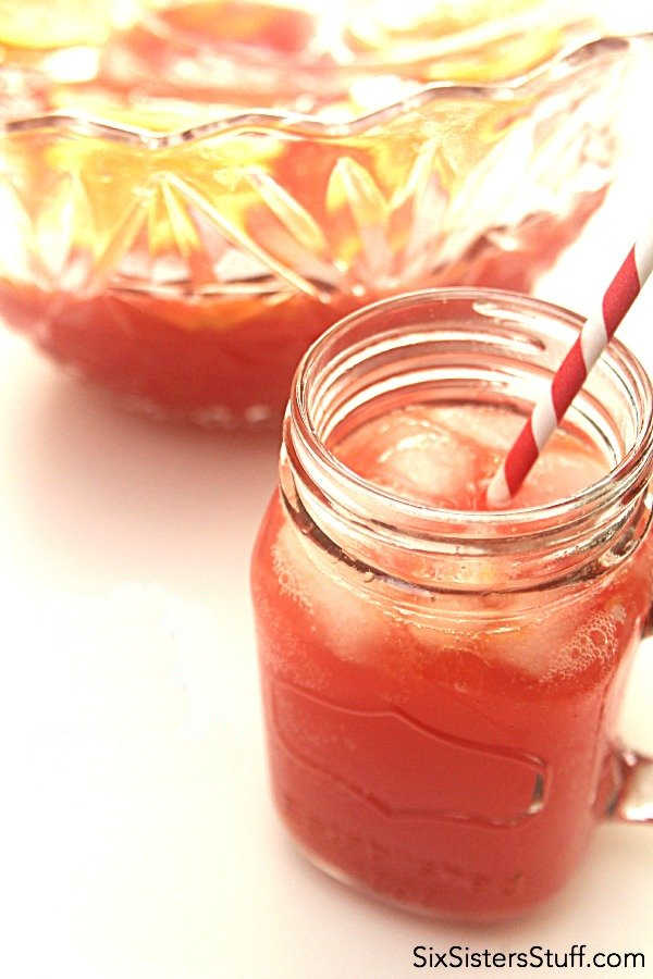 Sparkling Red Party Punch Recipe