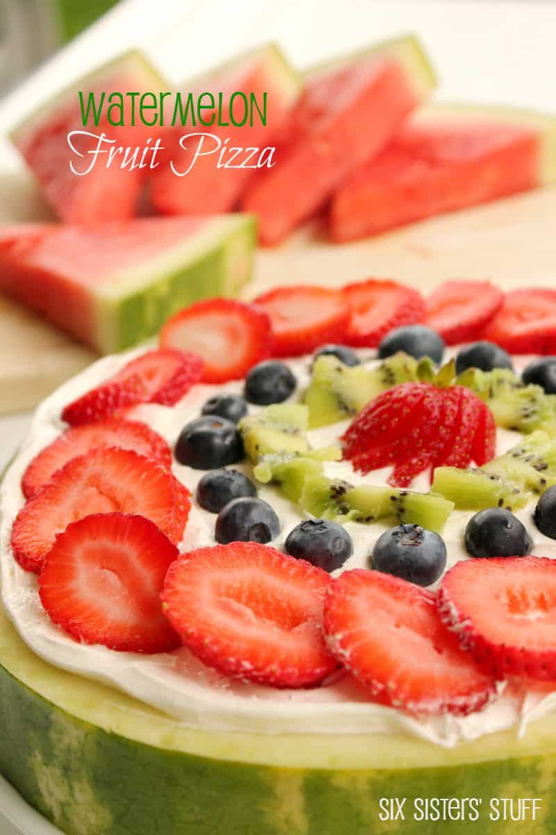 Watermelon Fruit Pizza Recipe