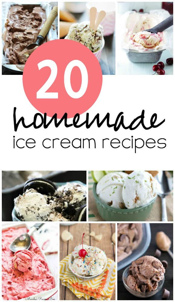 20 Homemade Ice Cream Recipes