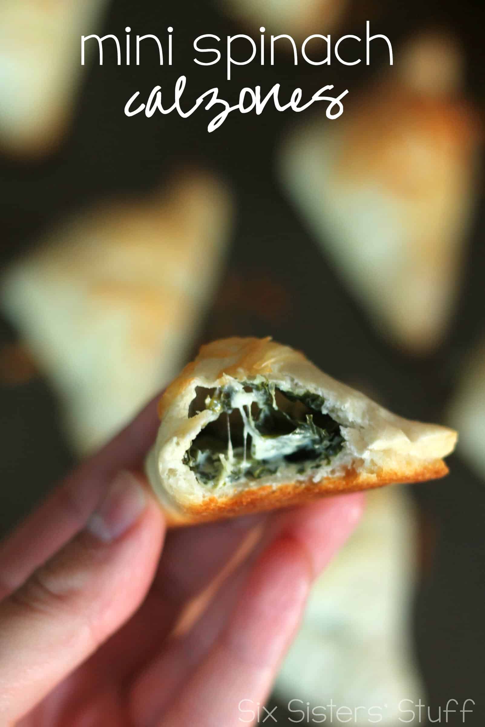 Mini Spinach Calzones Recipe