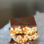 No Bake Peanut Caramel Bars