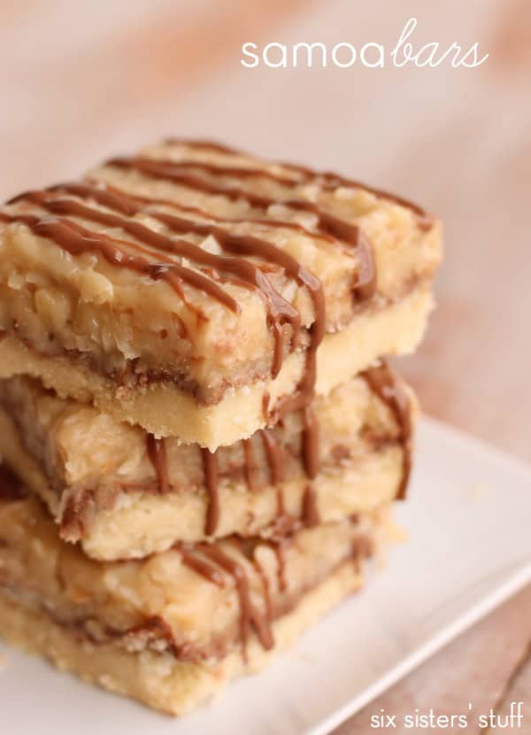 Samoa Bars Recipe