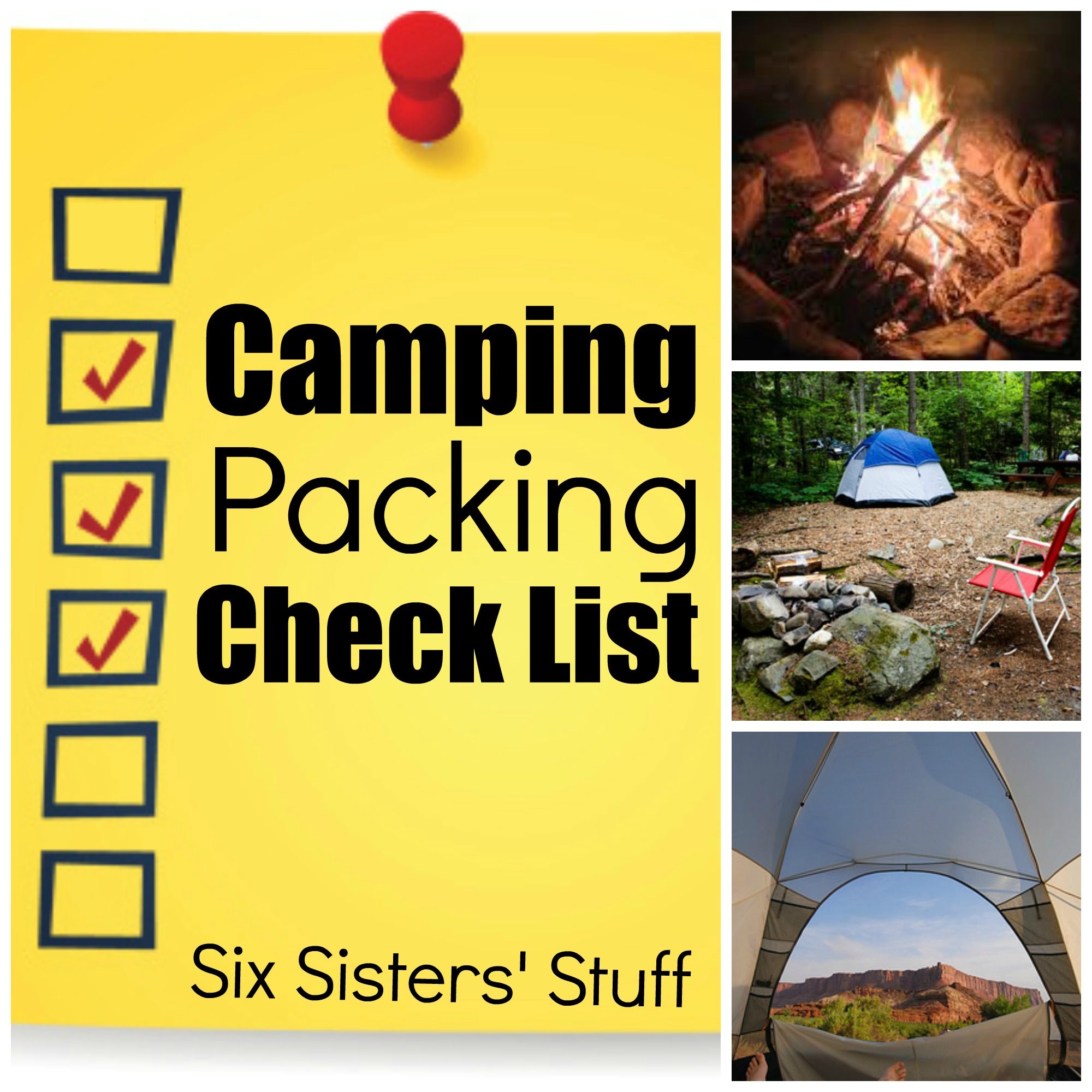 Camping Packing Checklist