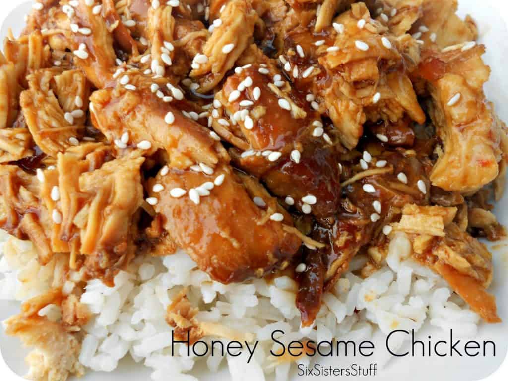 Slow Cooker Honey Sesame Chicken