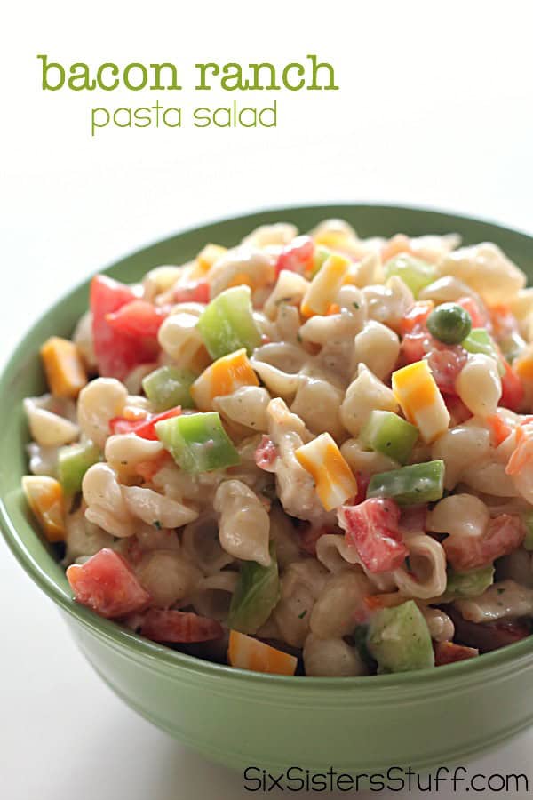 Bacon Ranch Pasta Salad Recipe