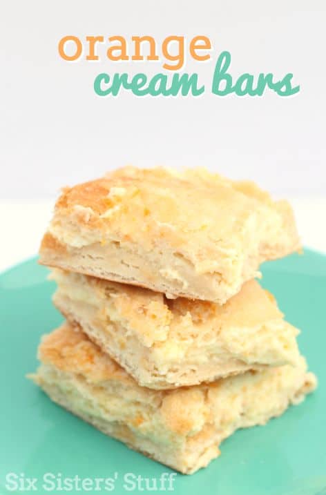 Orange Cream Cheese Bars Recipe