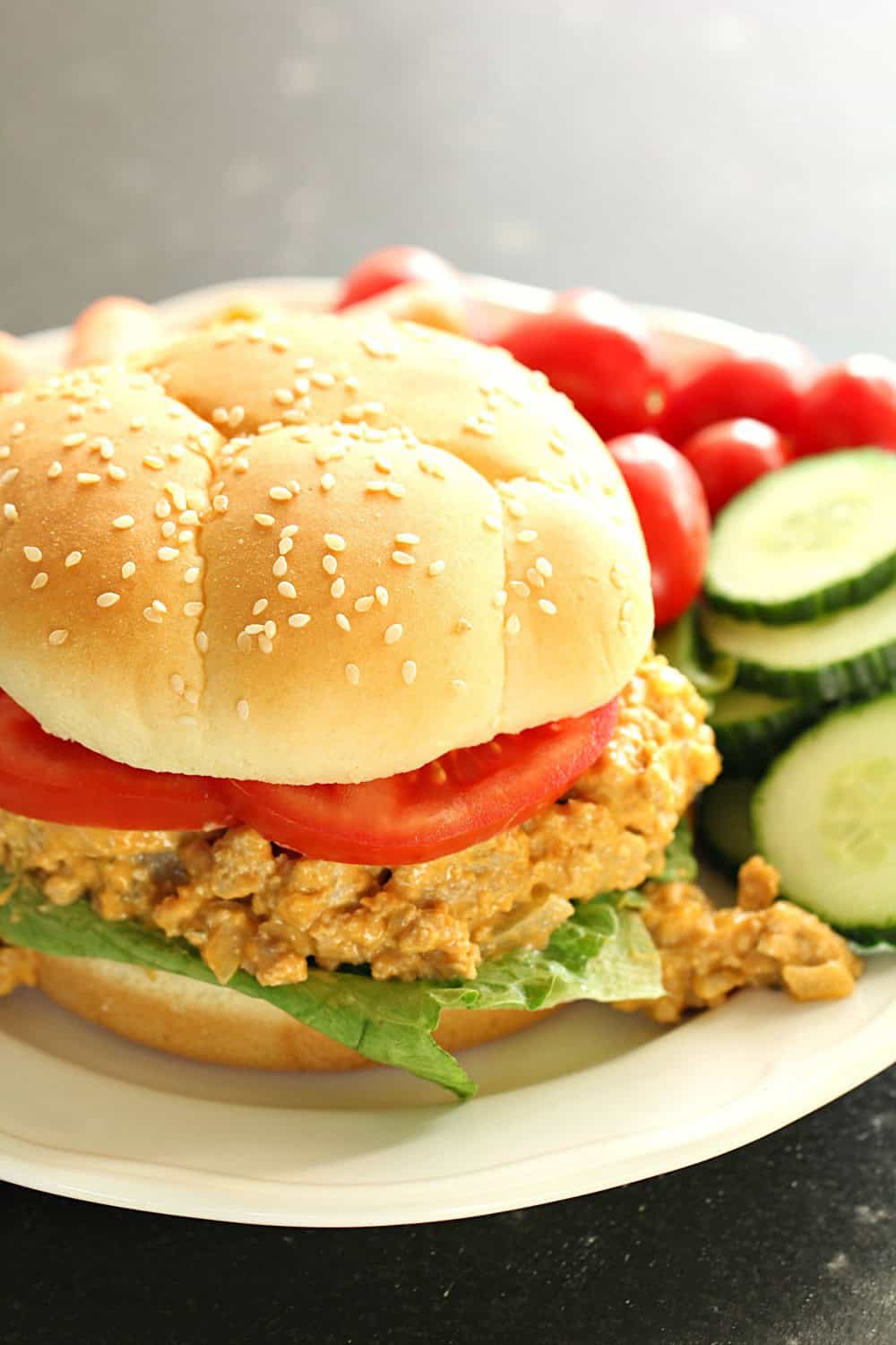 Slow Cooker Cheesy Turkey Burger Joes Recipe