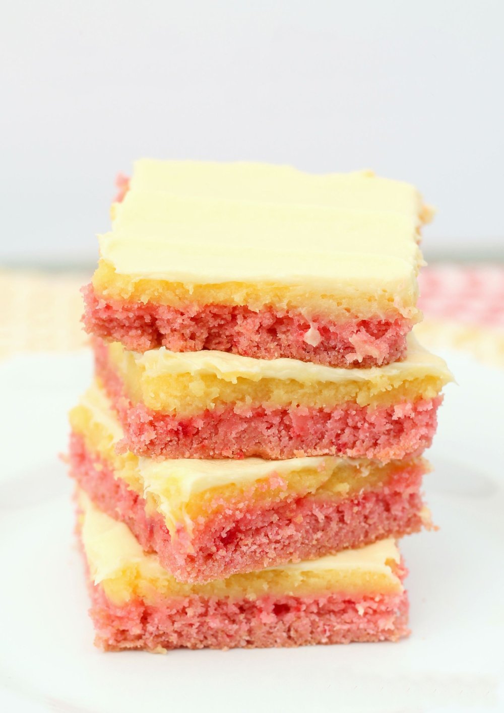 Strawberry Lemonade Cake Mix Bars Recipe