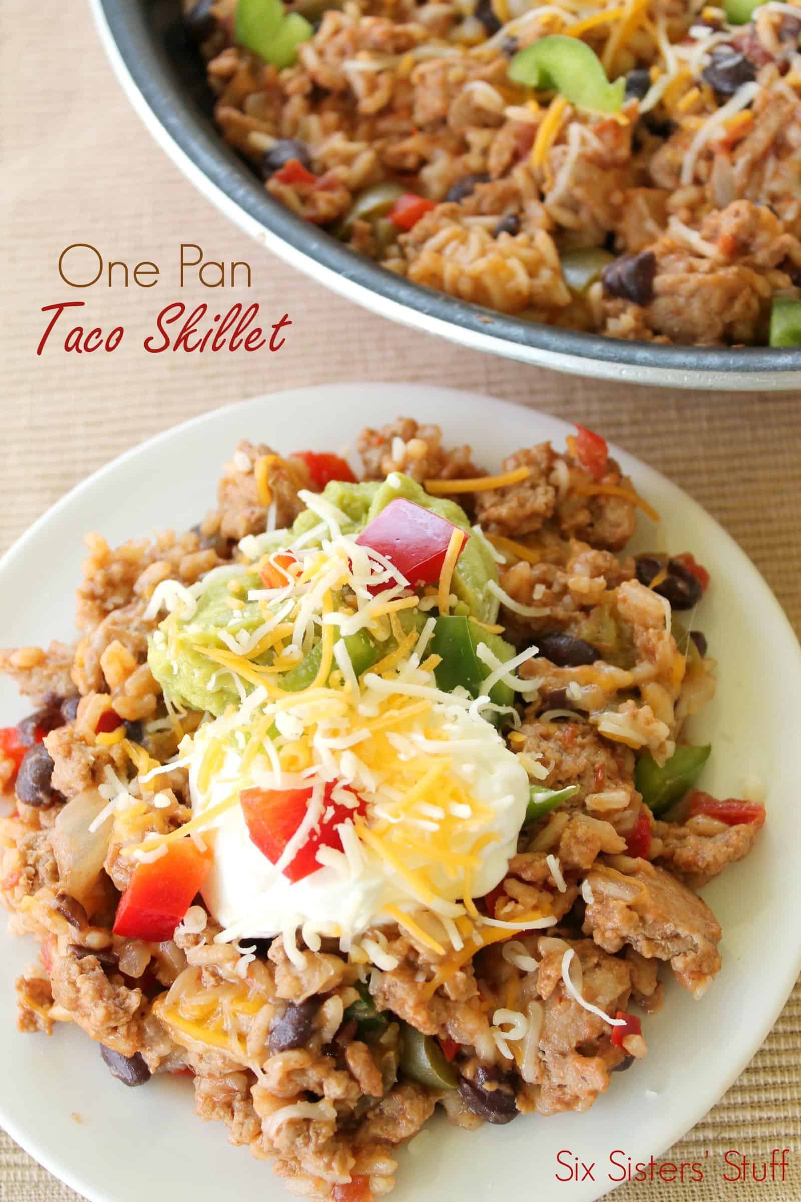 One Pan Taco Skillet