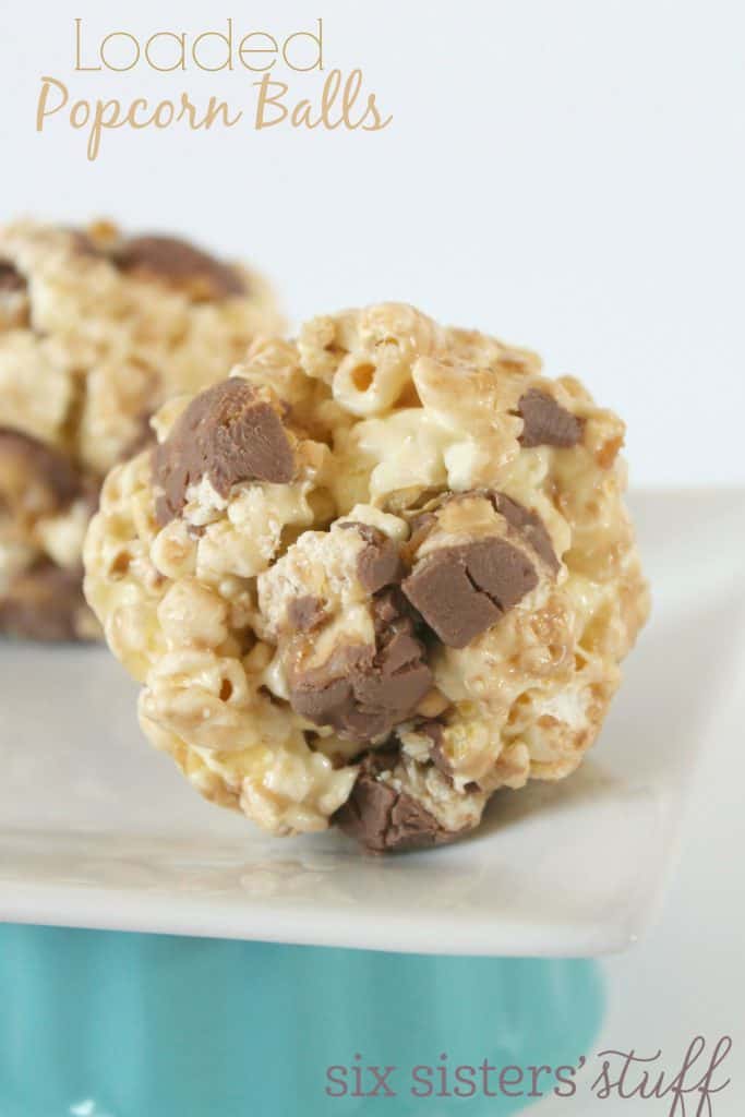 loaded popcorn balls