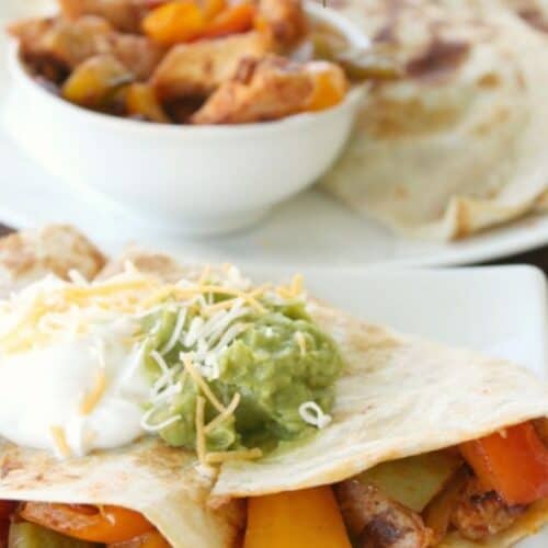 Chicken Fajita Quesadillas