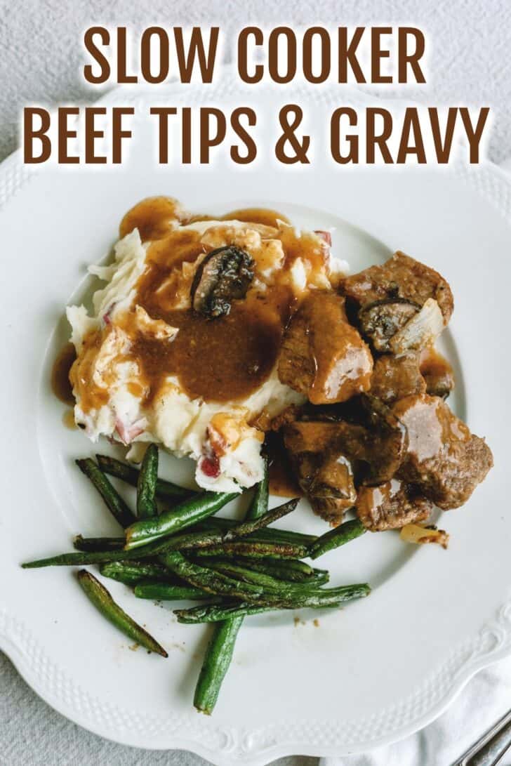 Slow Cooker Sirloin Beef Tips and Gravy Recipe (Easy ...