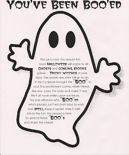 Halloween Neighborhood "Phantom" Ghost Tradition & Print Out