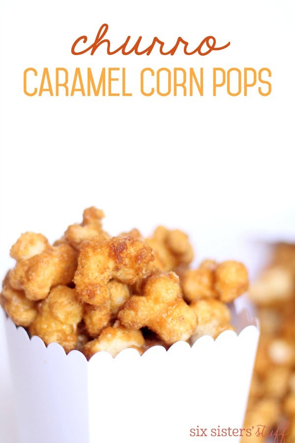 Churro Caramel Corn Pops Recipe