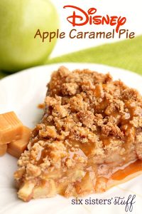 Disney Apple Caramel Pie