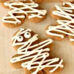 Gingerbread Mummy Cookies