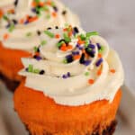 Halloween Brownie Cupcakes