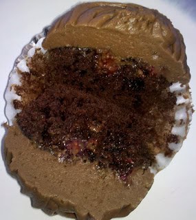 Gourmet Raspberry Filled Chocolate Cupcakes