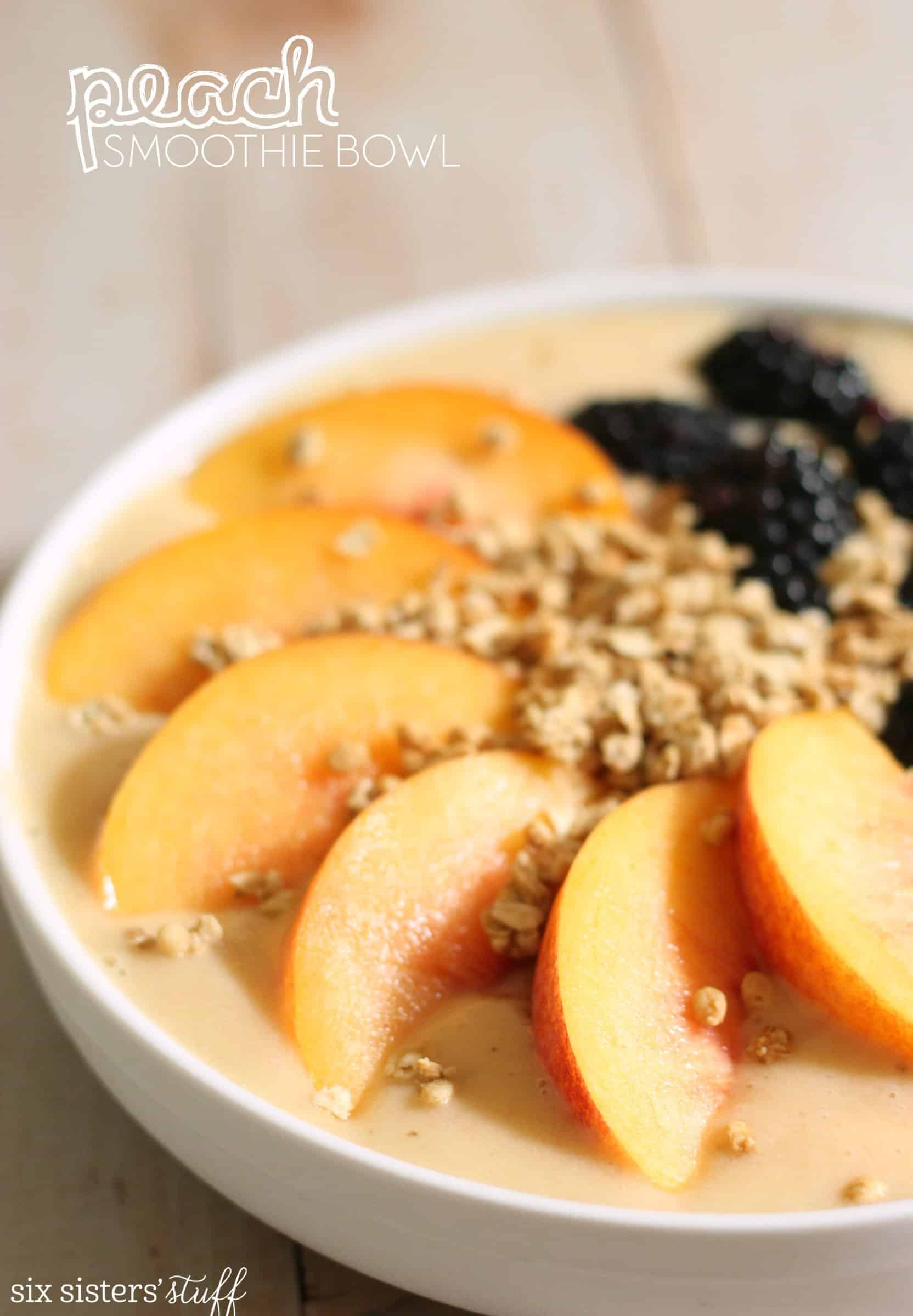 Peach Smoothie Bowl Recipe