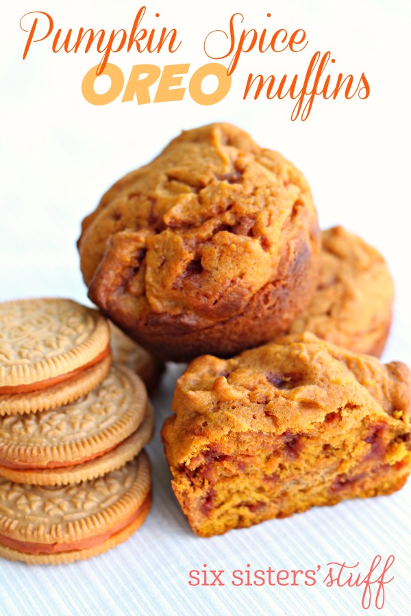 Pumpkin Spice Oreo Muffins