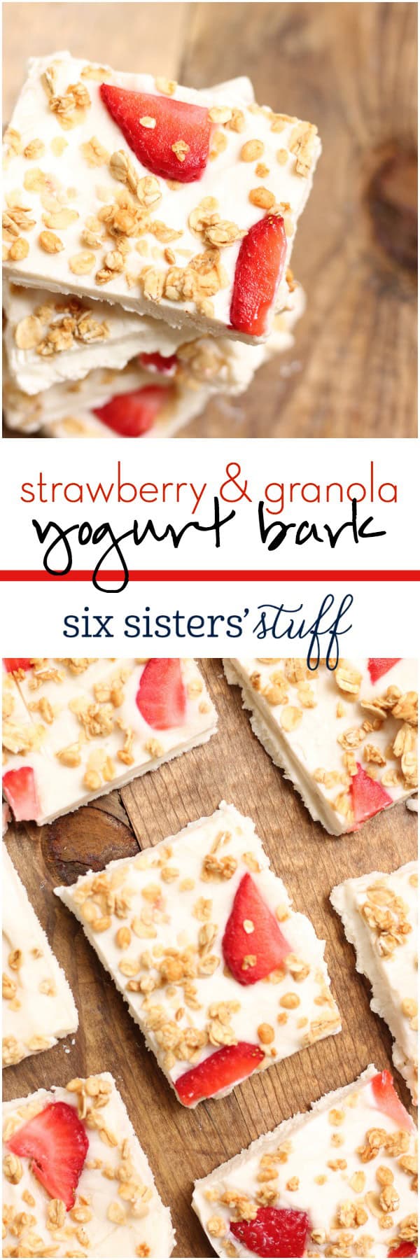 Strawberry Yogurt Granola Bark
