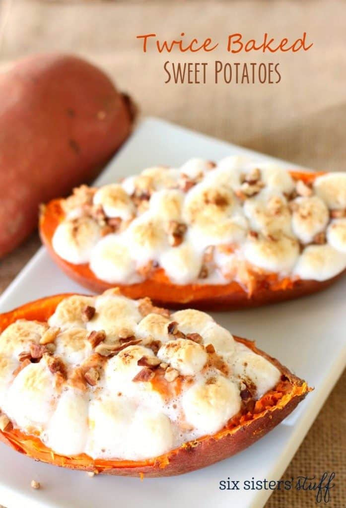 twice baked sweet potatoes