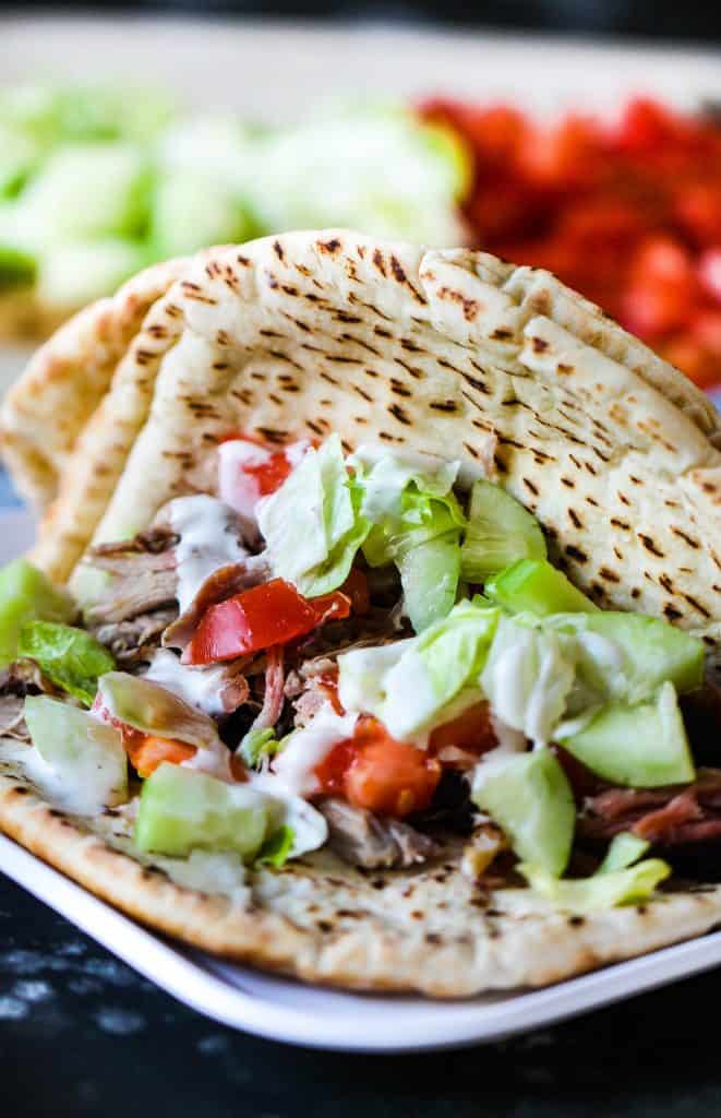 slow cooker beef gyros