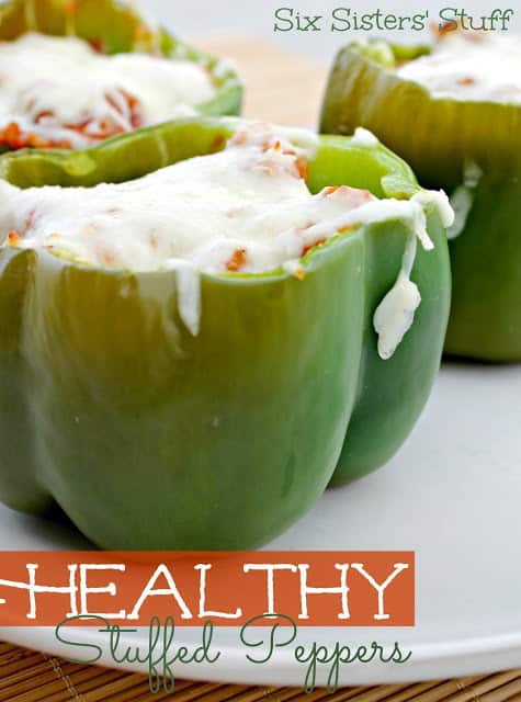 Healthy Stuffed Green Peppers