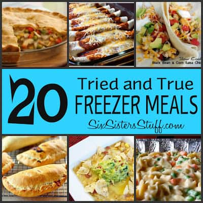 20 Tried and True Freezer Meals