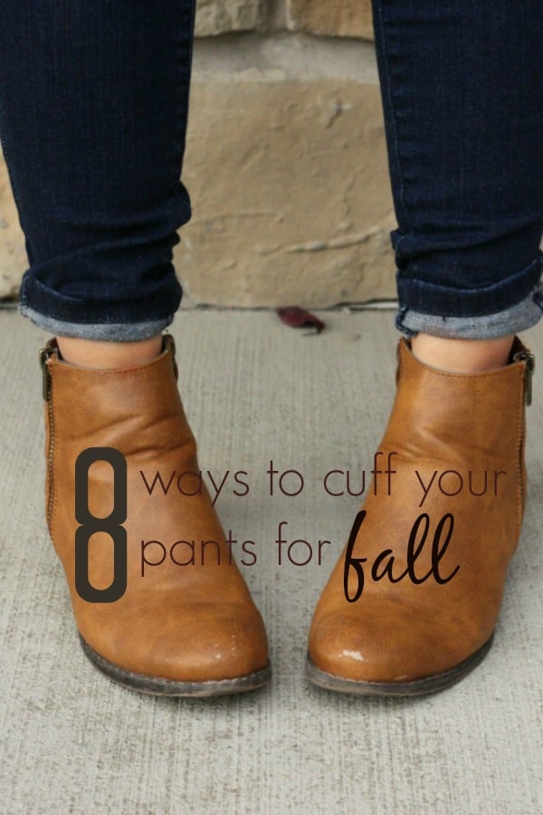 How to Cuff Your Pants for Fall