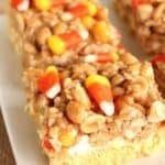 Candy Corn Cake Bars