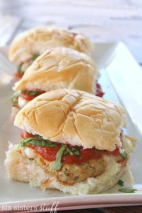 Chicken Parmesan Sliders Recipe
