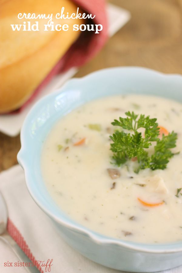 Creamy Chicken and Wild Rice Soup