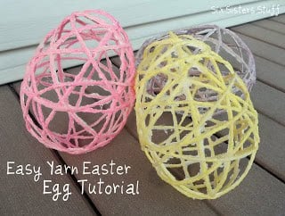 Easy Yarn Easter Egg Tutorial