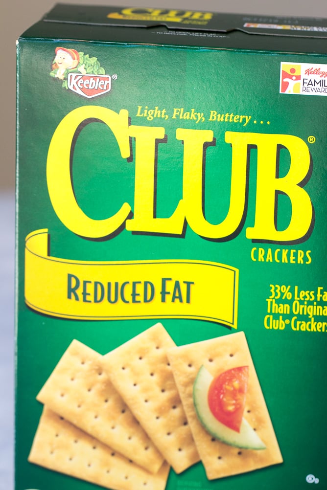 Box of club crackers