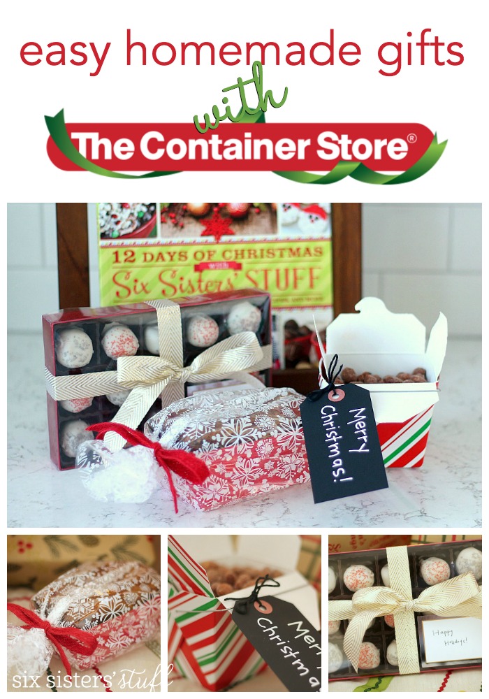 COME JOIN US to Make Easy Homemade Gifts with The Container Store!