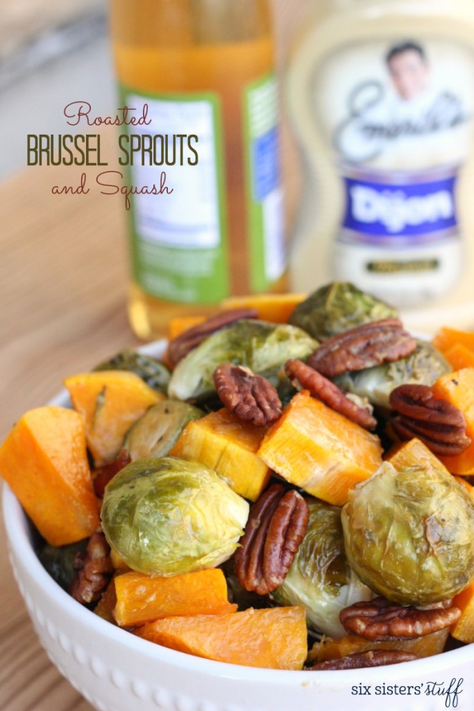 Roasted Brussels Sprouts and Squash