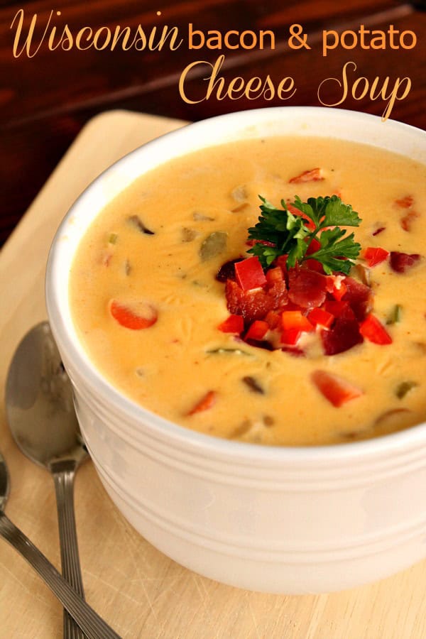 Wisconsin Bacon and Potato Cheese Soup | Six Sisters&amp;#39; Stuff