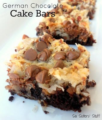 German Chocolate Cake Bars Recipe