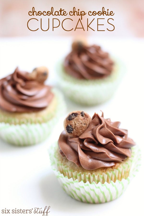 Chocolate Chip Cookie Cupcakes Recipe