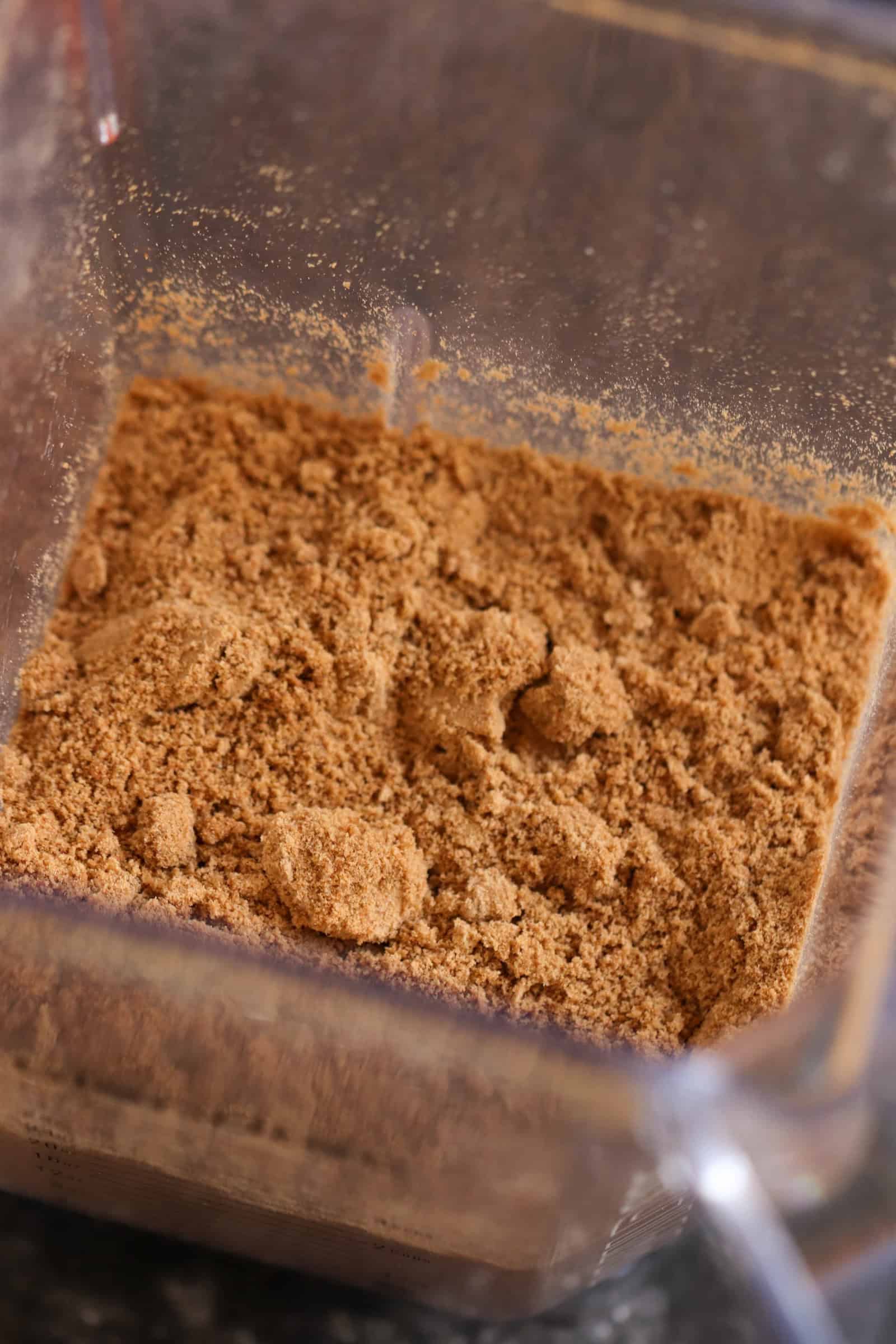 finely ground gingersnap cookies