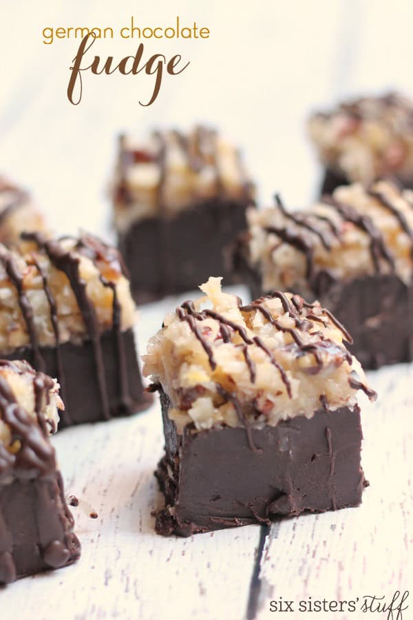 German Chocolate Fudge