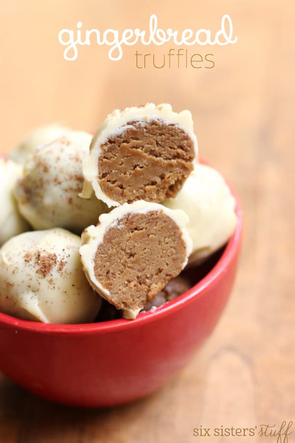 gingerbread truffles