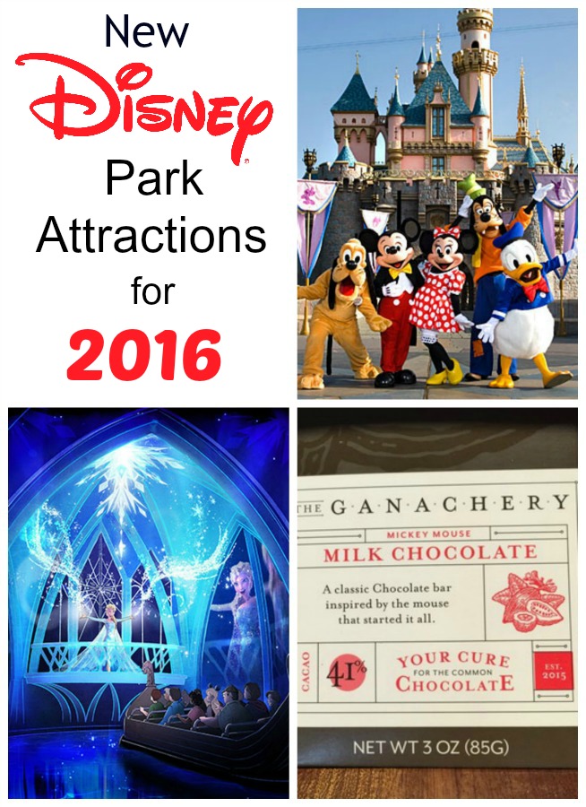 New Disney Park Attractions for 2016