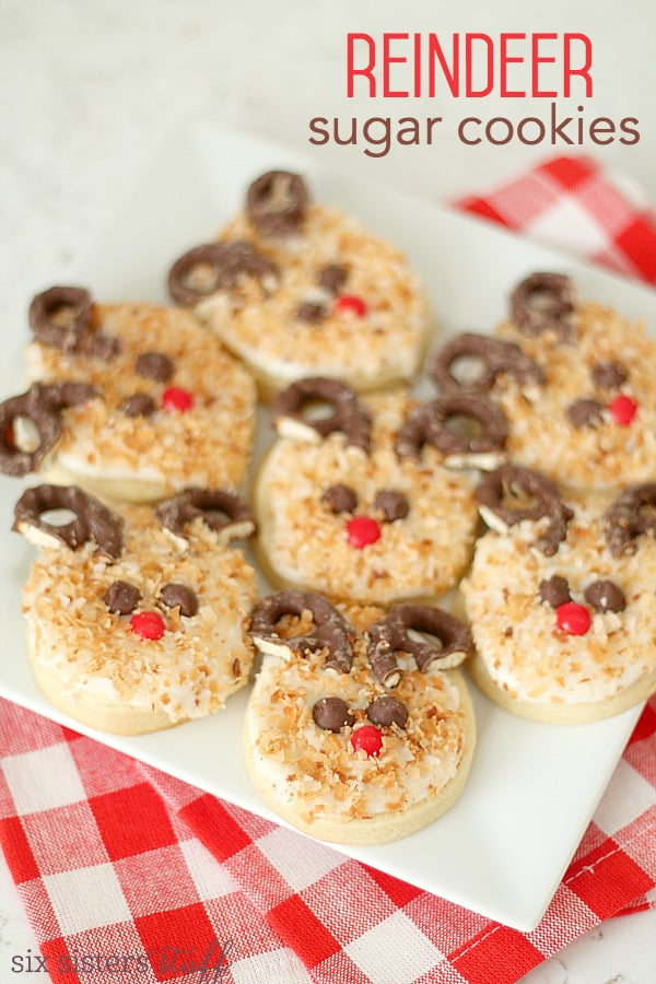 Reindeer Sugar Cookies Recipe