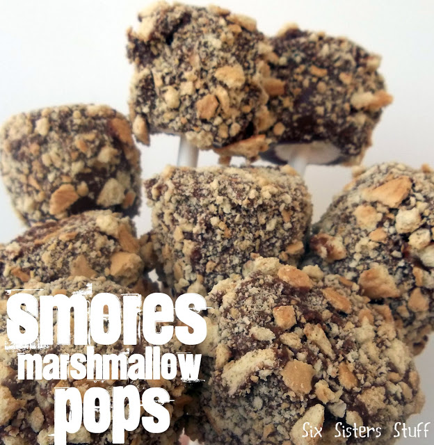 S’mores Marshmallow Pops