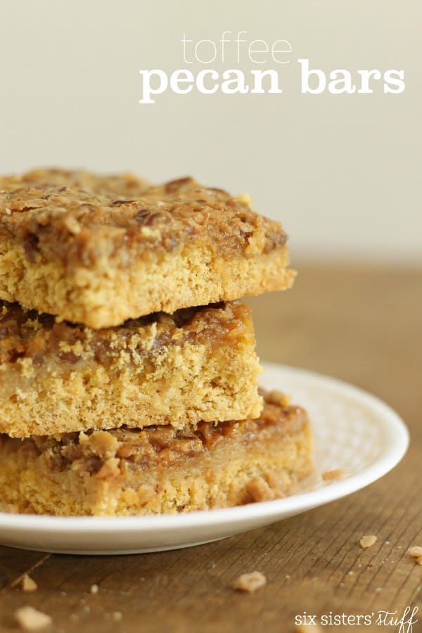 Toffee Pecan Bars