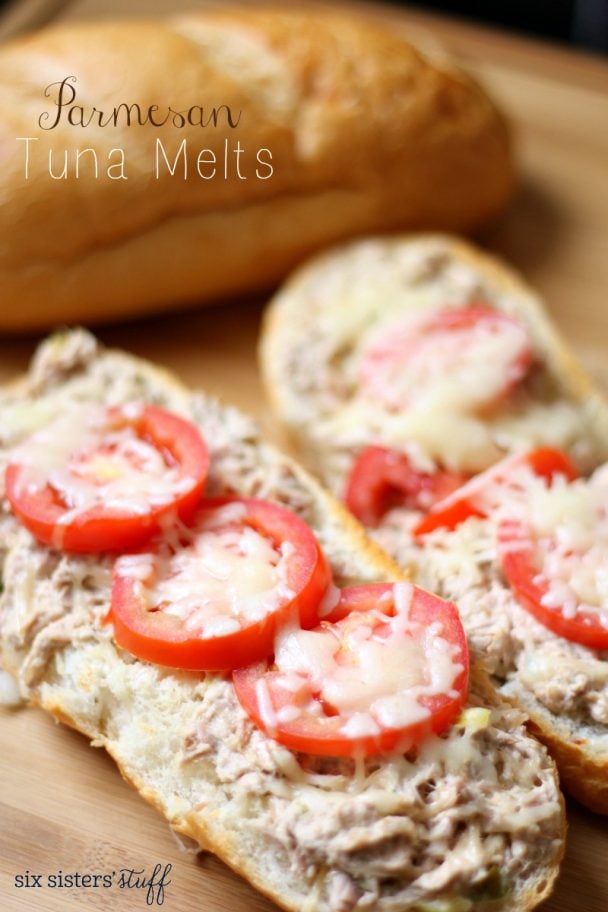 Parmesan Tuna Melts Recipe