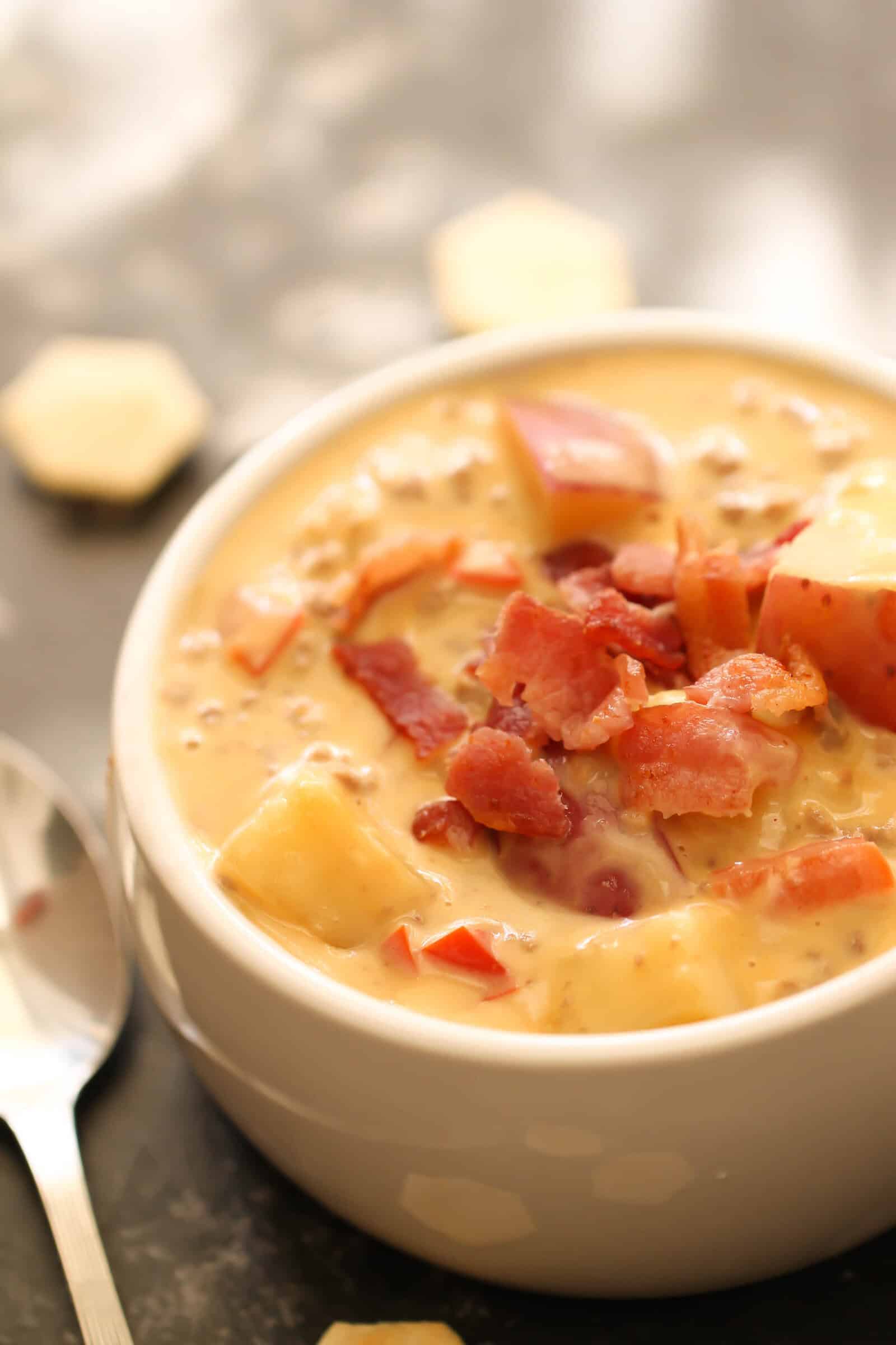 Bacon Cheeseburger Chowder