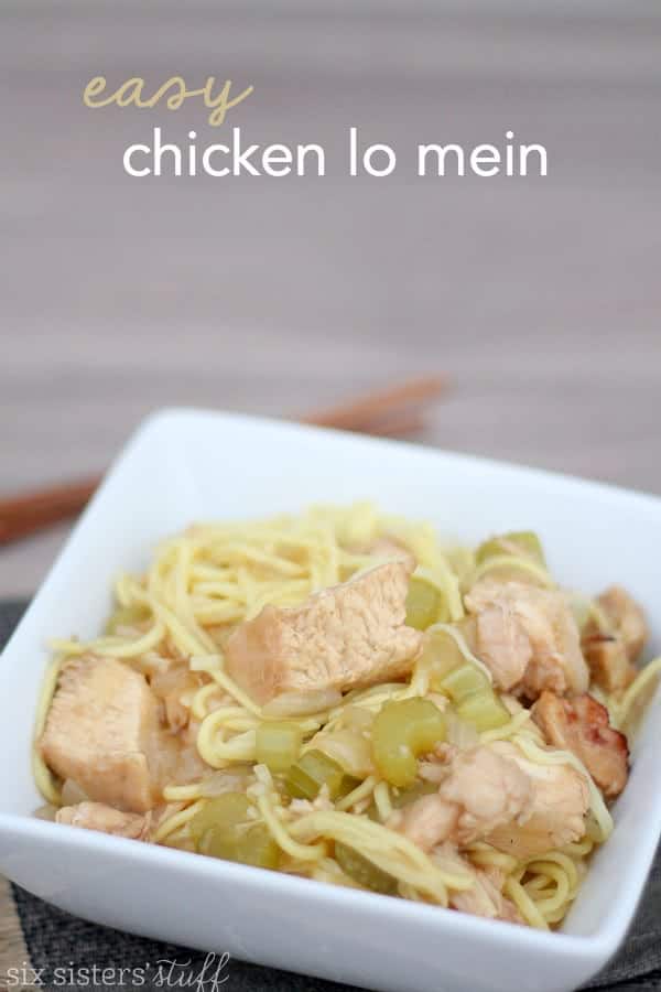 Easy Chicken Lo Mein Recipe